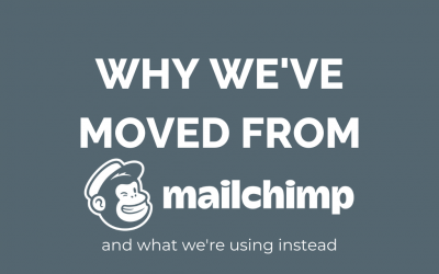 Why we’ve moved from mailchimp