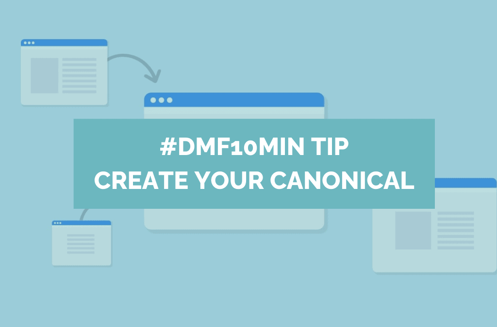 DMF 10 MIN TIP CREATE YOUR CANONICAL