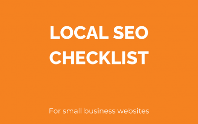 Local SEO Checklist for small business websites